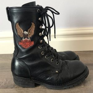 Unisex Harley-Davidson Lace Up Riding Boots